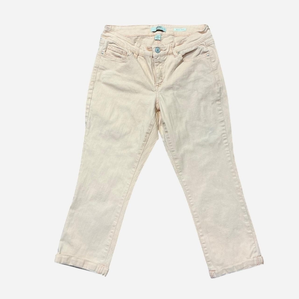 Vintage America Peach Boho Crop Pants
